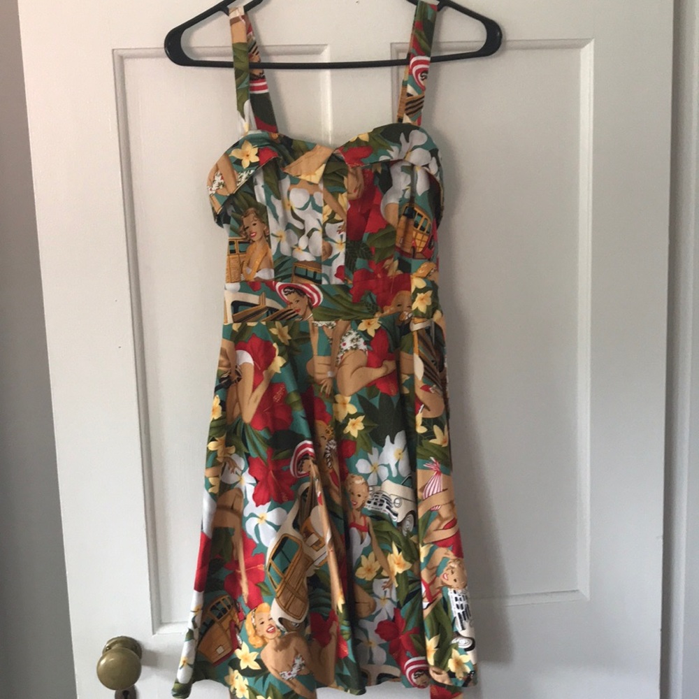 Beach pinup dress